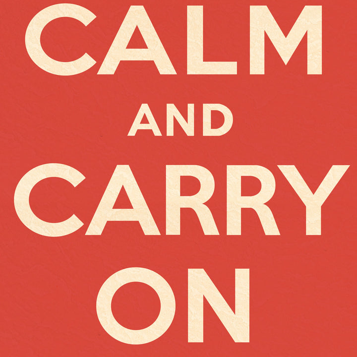 The 1939 "Keep Calm and Carry On" Retro Poster - 24" x 36"