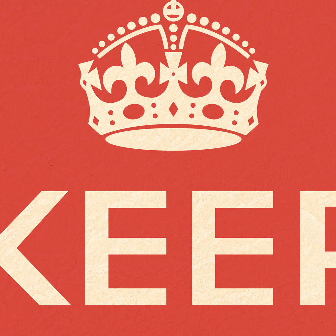 The 1939 "Keep Calm and Carry On" Retro Poster - 24" x 36"