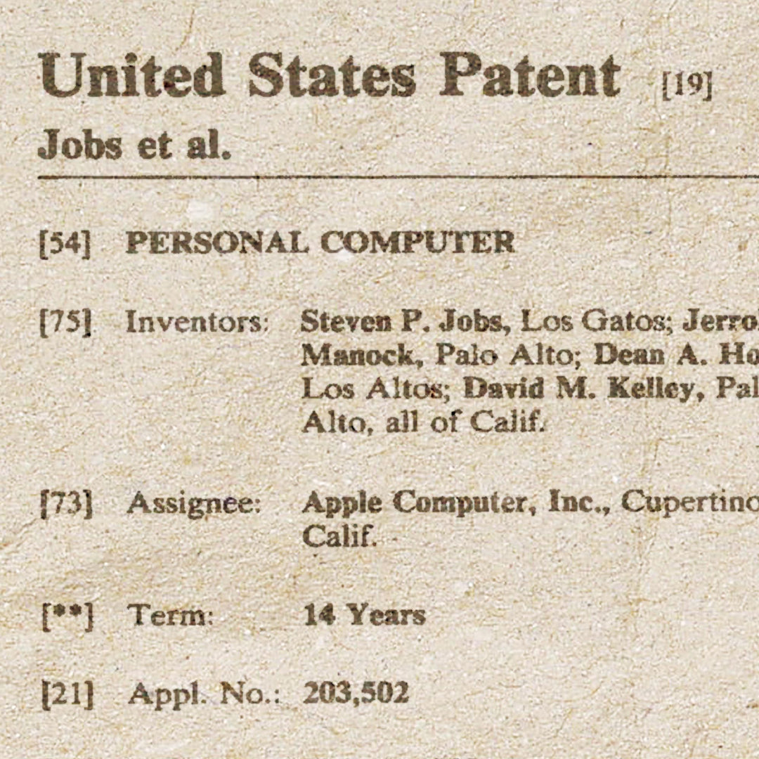 The Apple III 1983 Patent Pended Retro Poster - 24" x 36"