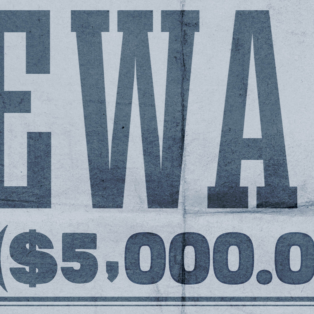 Billy The Kid Reward Retro Poster - 24" x  36"