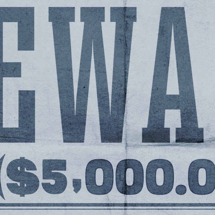 Billy The Kid Reward Retro Poster - 24" x  36"