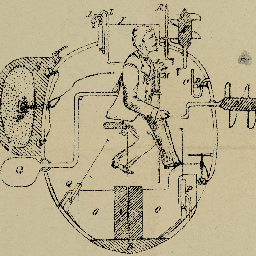 Bushnell's American Turtle Retro Poster - 36" x 24"