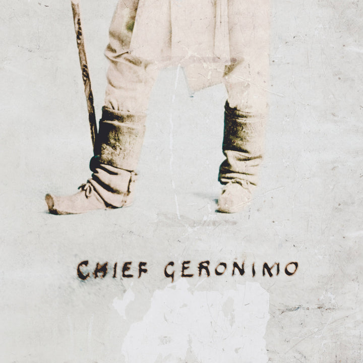 Chief Geronimo Retro Poster - 24" x 36"
