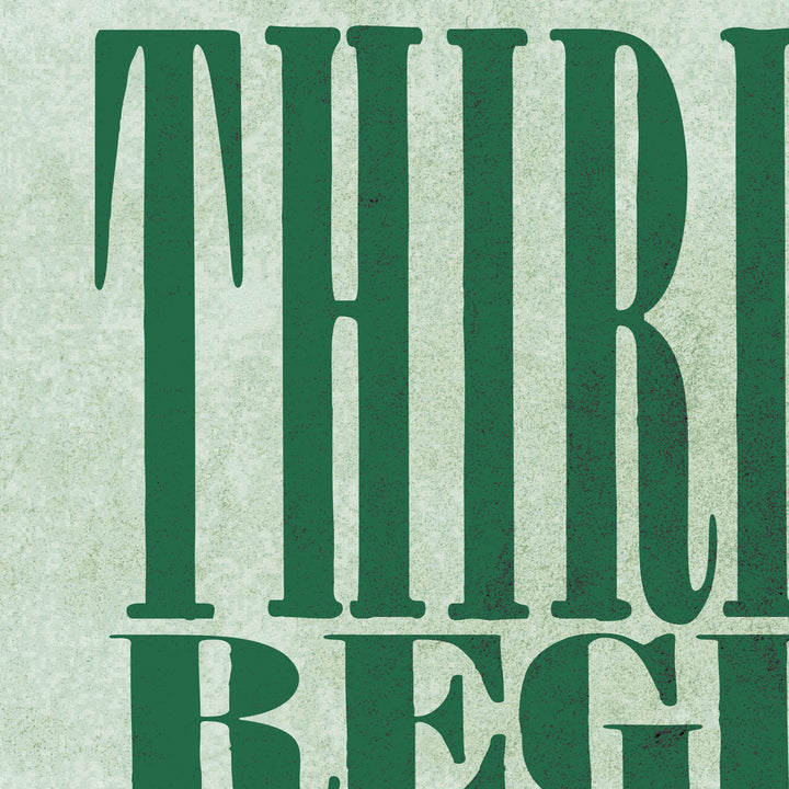 The Eagle & Harp Retro Poster - 24" x 36"