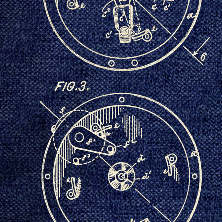 Fishing Reel Patent Pended 1896 Retro Poster - 24" x 36"