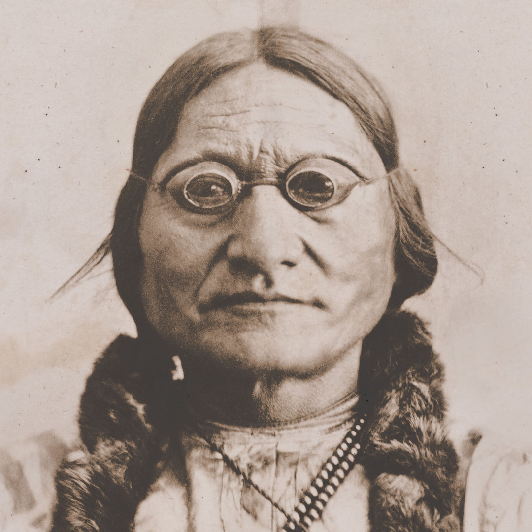 Lakota Leader Sitting Bull Retro Poster - 24" x 36"