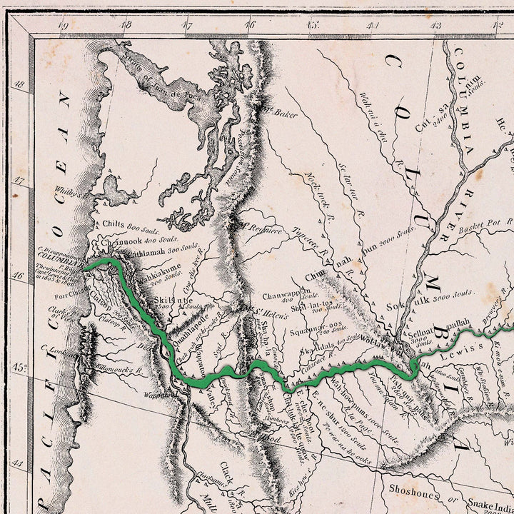 The Lewis & Clark Retro Poster - Old West Poster Collection