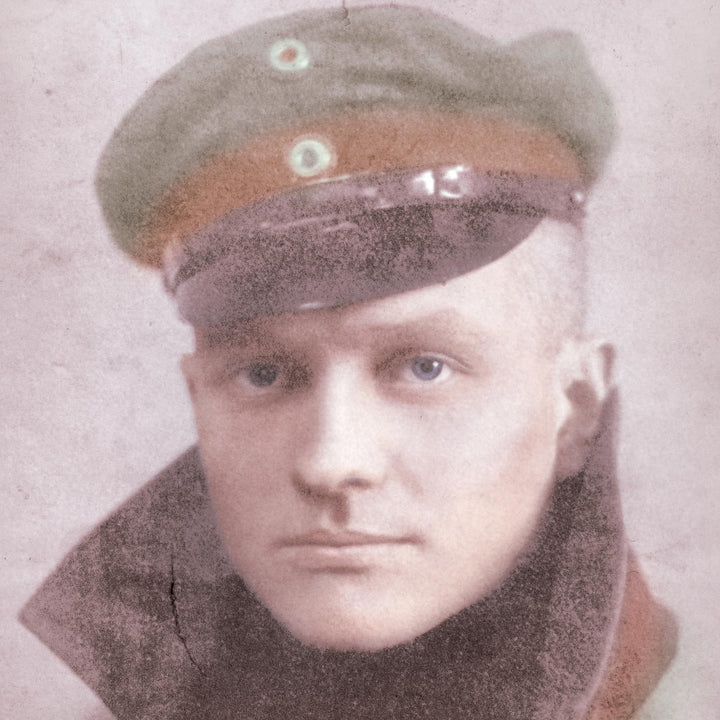 Manfred von Richthofen - The Red Baron Retro Poster - ww1 collection