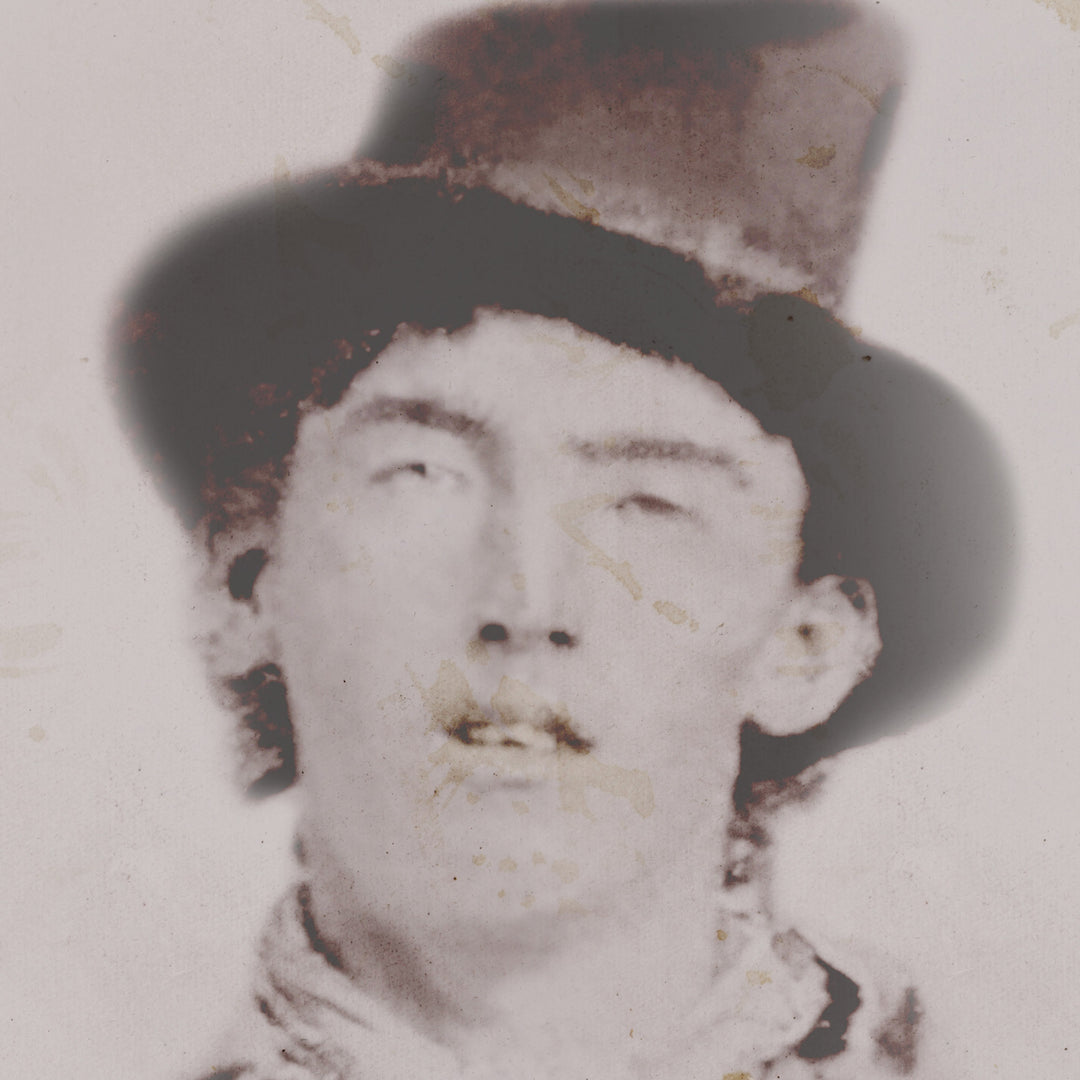 Outlaws & Legends Retro Poster -  Billy The Kid - Old West Posters