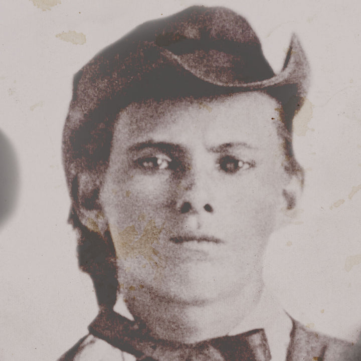 Outlaws & Legends Retro Poster -  Jesse James - Old West Posters