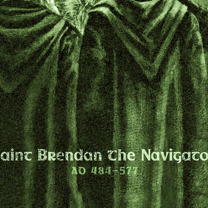 Saint Brendan the Navigator Retro Poster - 24" x 36"