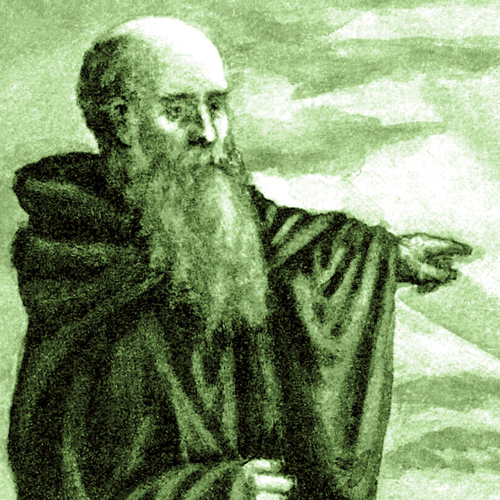 Saint Brendan the Navigator Retro Poster - 24" x 36"