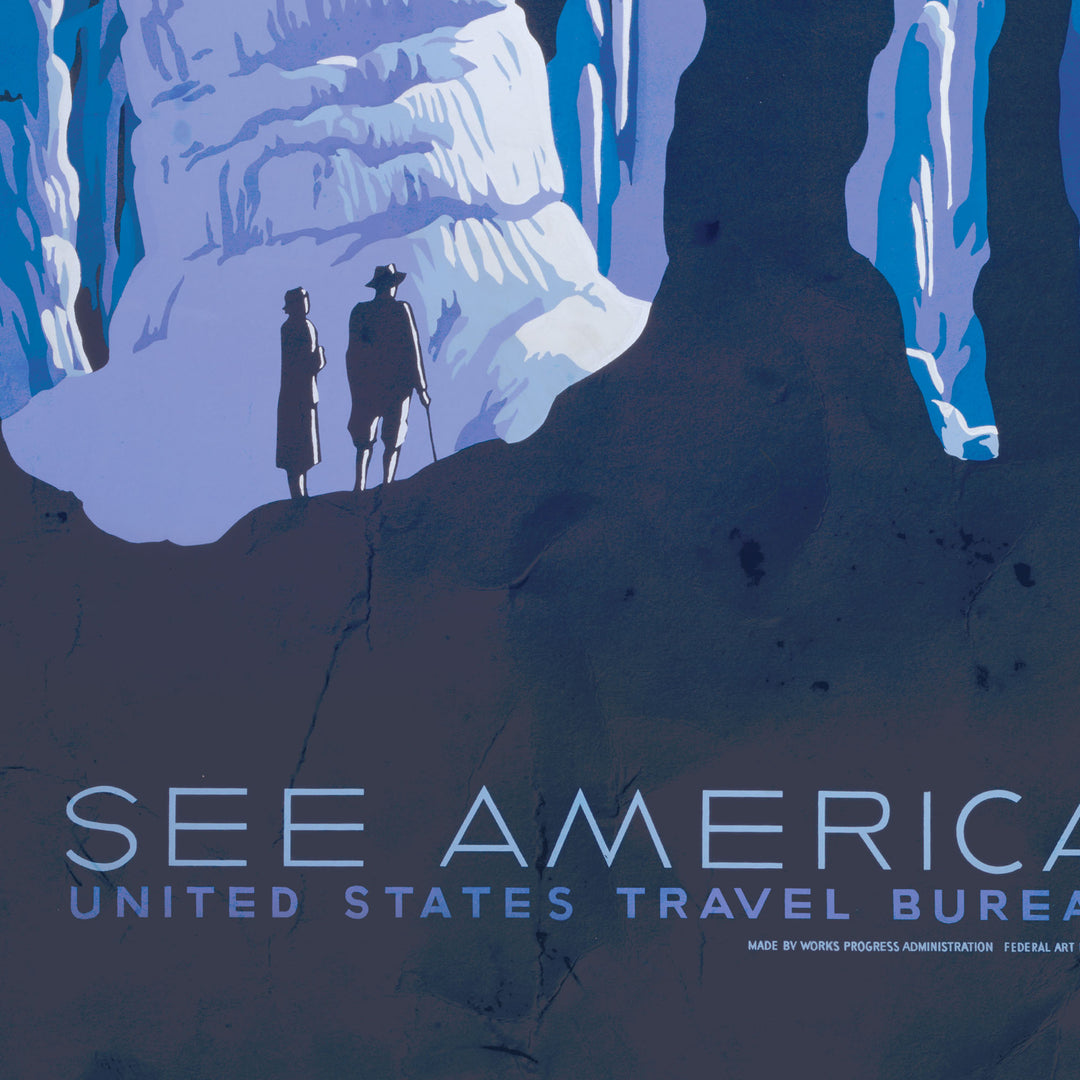 'See America' Alaska Retro Poster - 24" x 36"