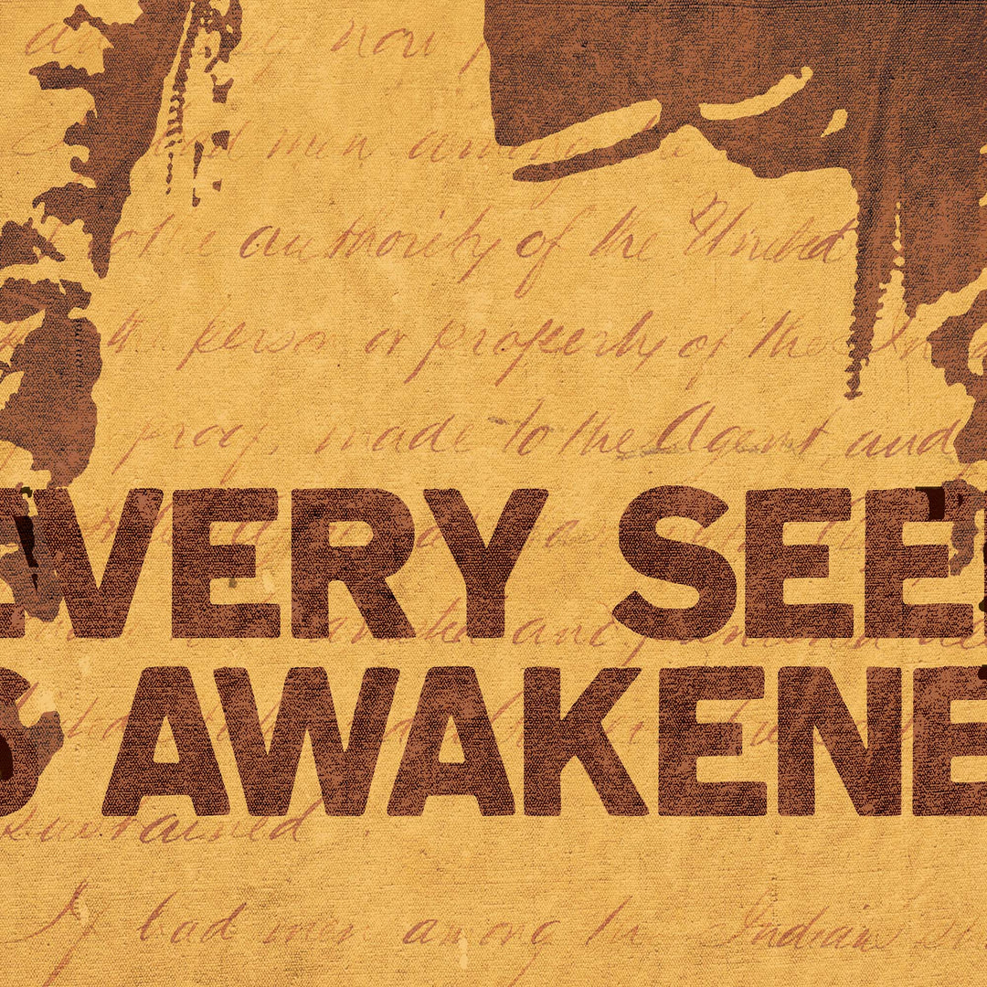 Sitting Bull 'Every Seed Is Awakened' Retro Poster - 24" x 36"