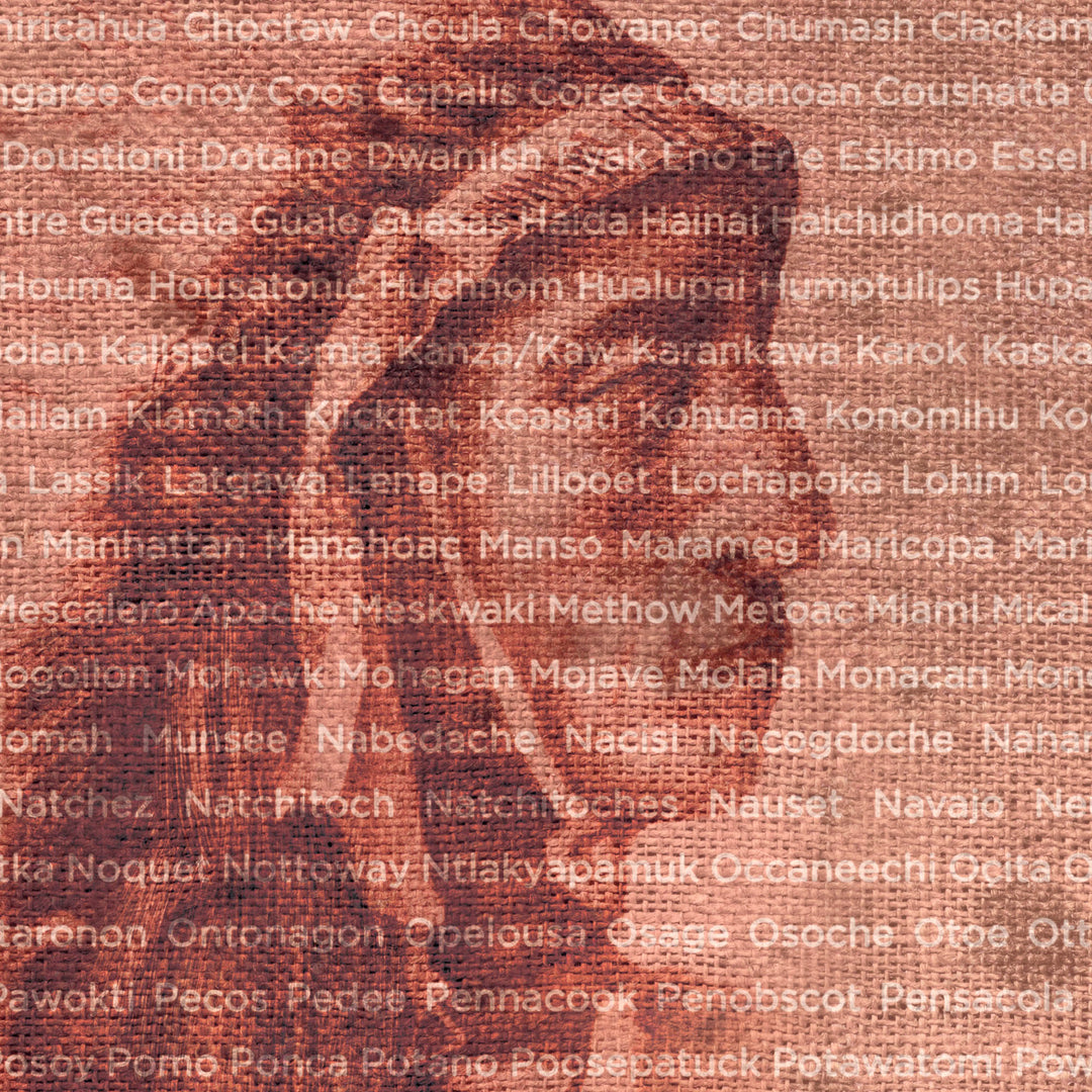 The 500 Nations Retro Poster - 36" x 24"