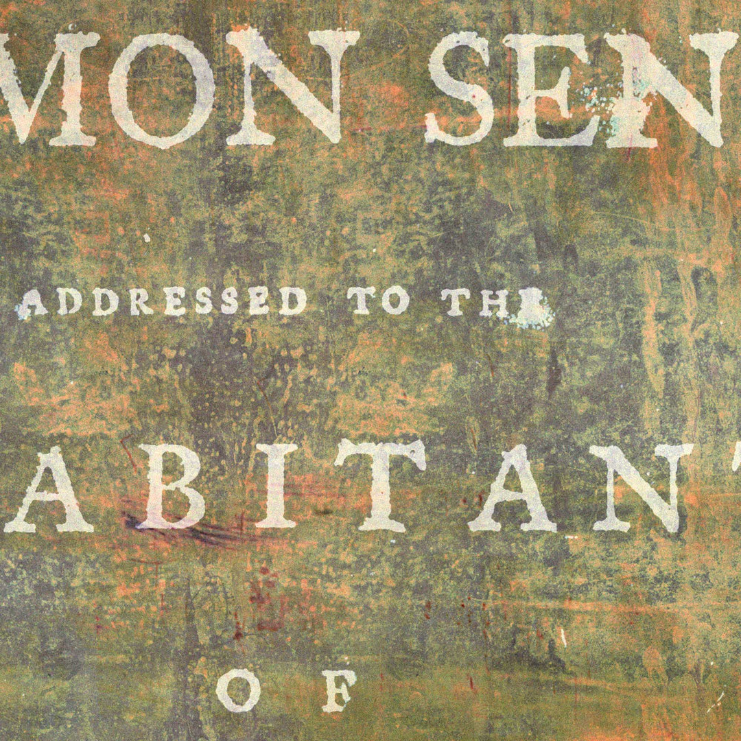 Thomas Paine's Common Sense Retro Poster - 24" x 36"