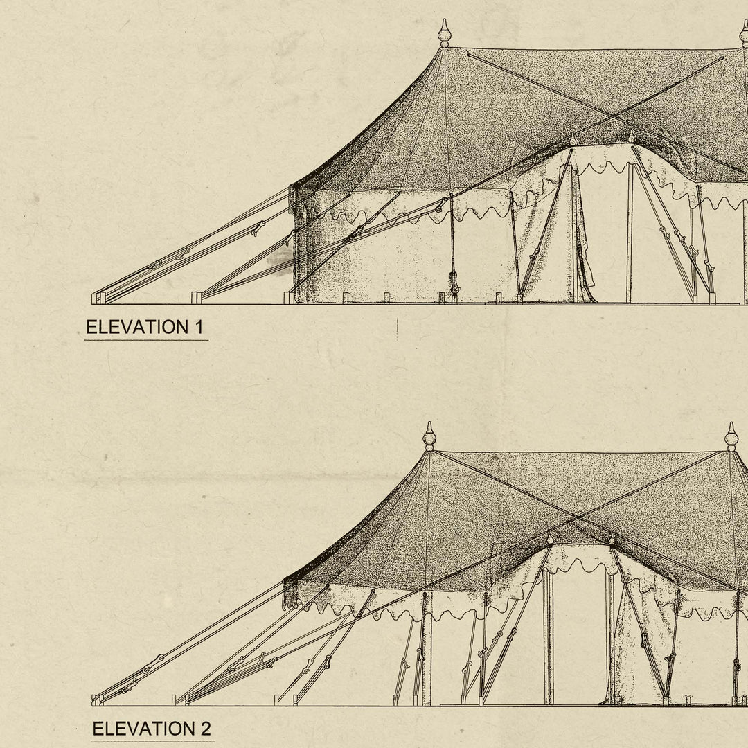 Washington's 1776 Sleeping Marquee Retro Poster - 36" x 24"