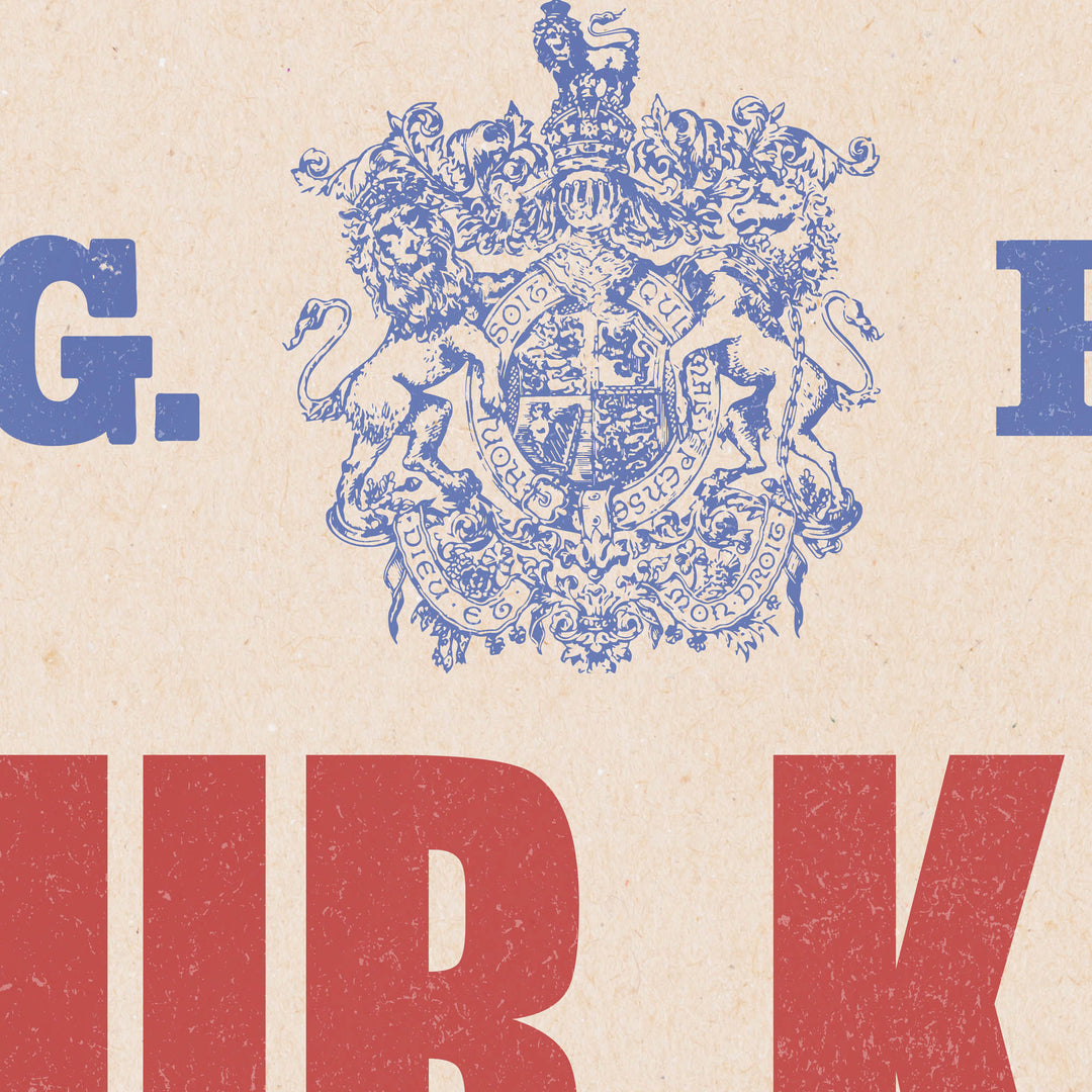 'Your King and Country Need You' Retro Poster - 24" x 36"