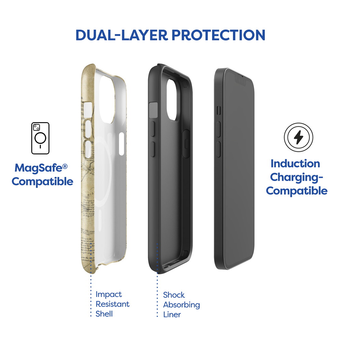 The Bull Run 1861 MagSafe Tough Case For iPhone