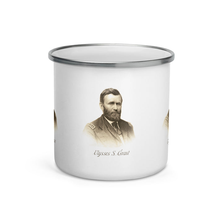 The Ulysses S. Grant Enamel Retro Mug (12 oz)
