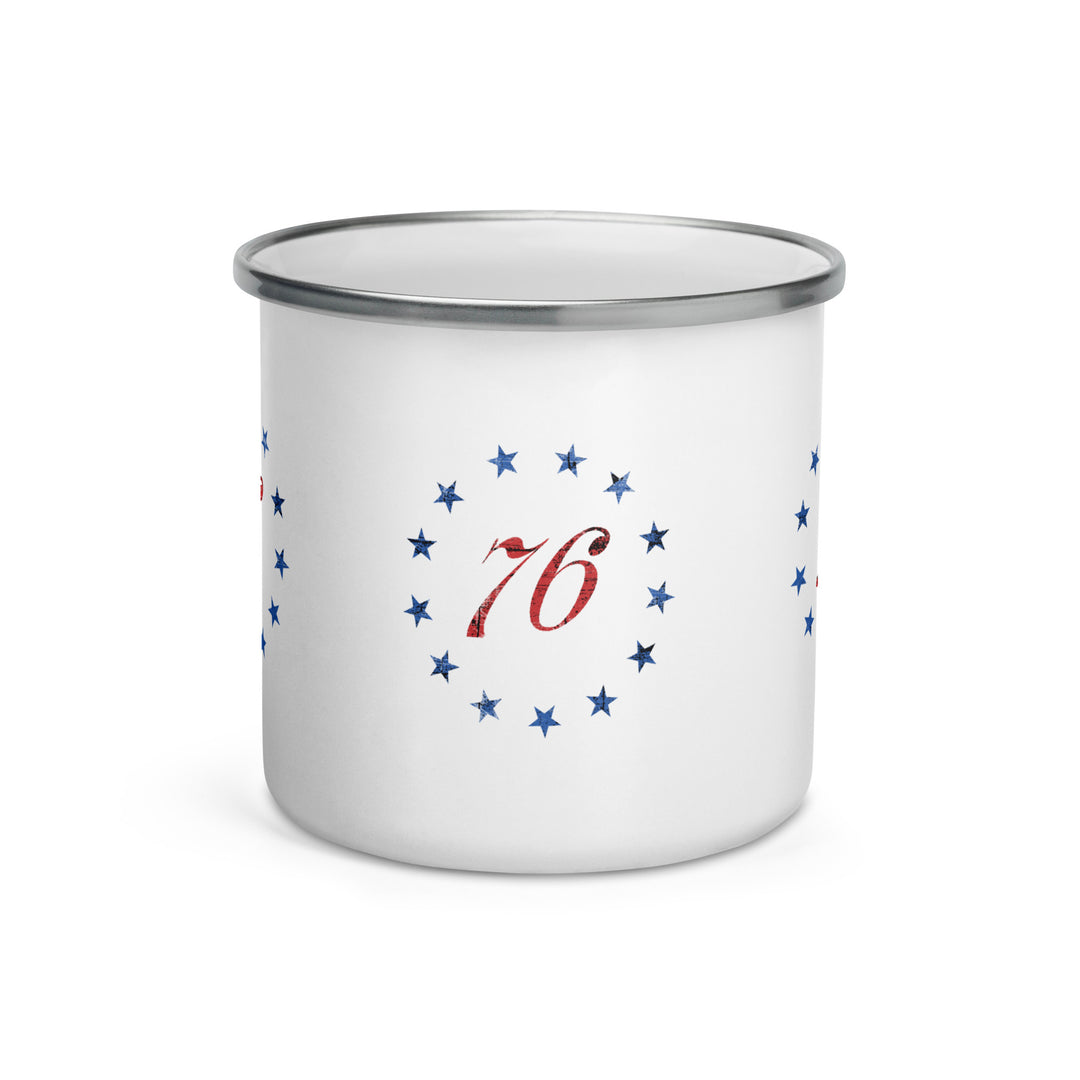 The 1776 Enamel Retro Mug (12 oz)