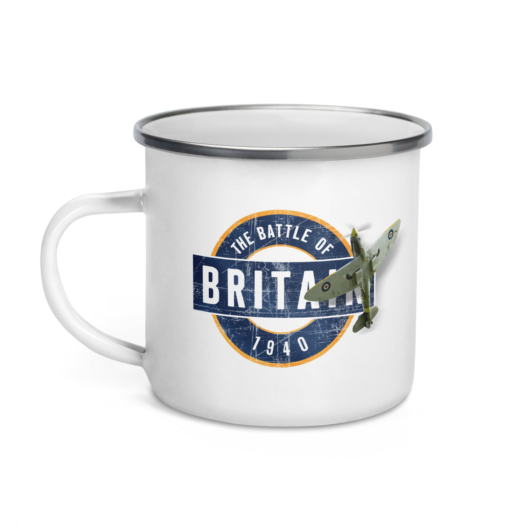 The Battle of Britain 1940 Enamel Retro Mug - 12oz