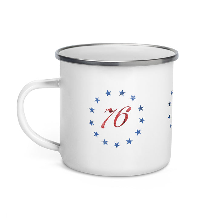 The 1776 Enamel Retro Mug (12 oz)