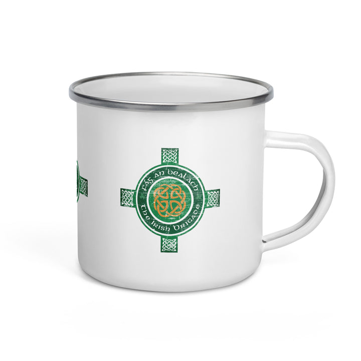 The Irish Brigade Fág An Bealach Enamel Retro Mug - 12oz