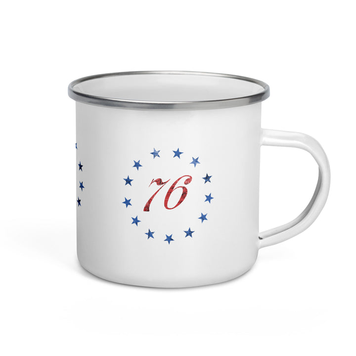 The 1776 Enamel Retro Mug (12 oz)