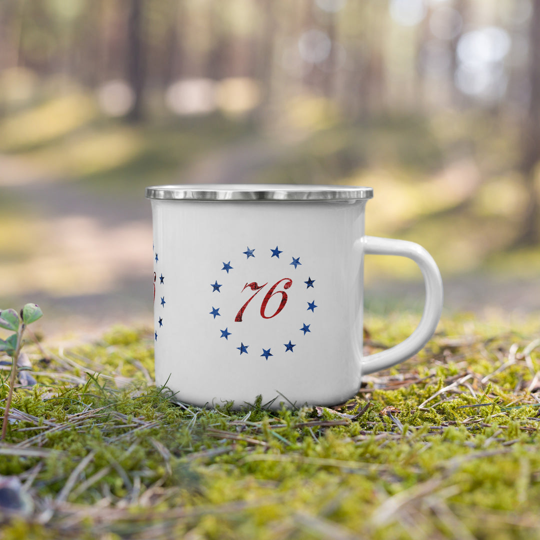 The 1776 Enamel Retro Mug (12 oz)