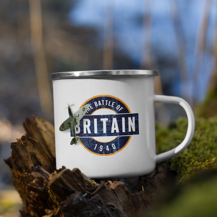 The Battle of Britain 1940 Enamel Retro Mug - 12oz