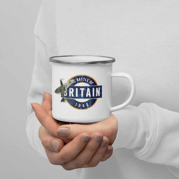 The Battle of Britain 1940 Enamel Retro Mug - 12oz