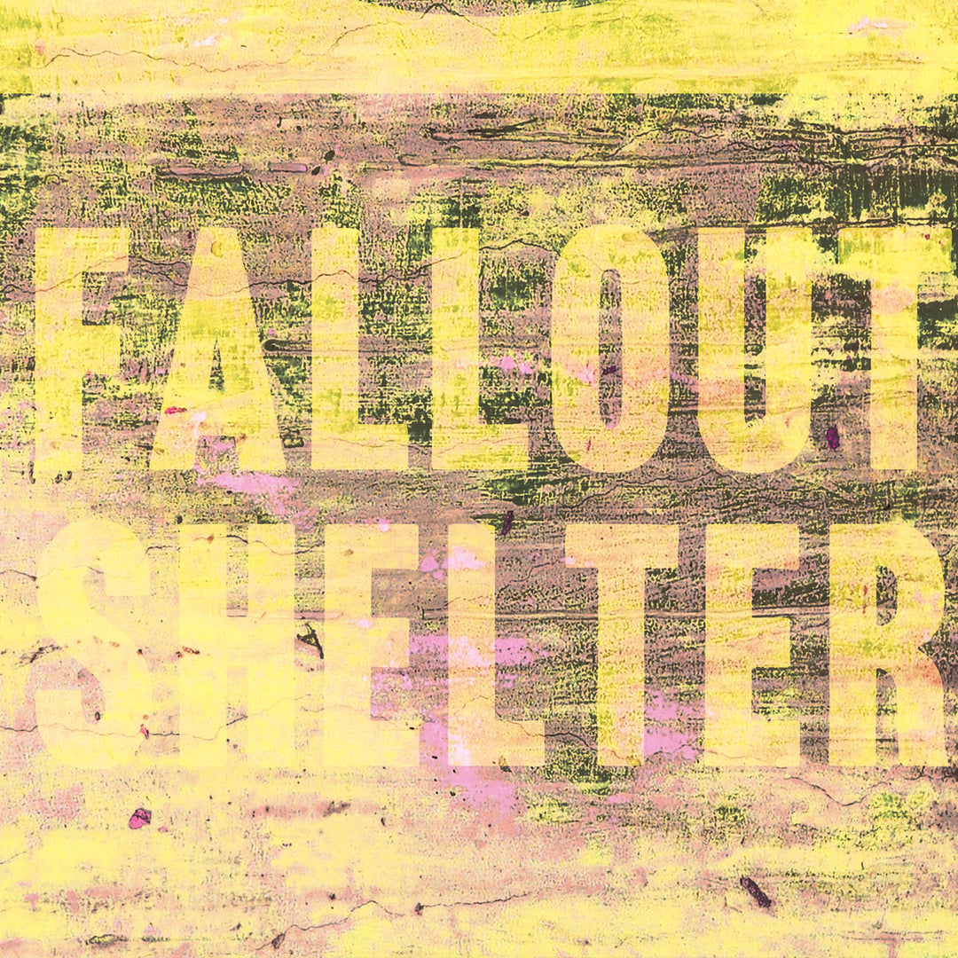 Nuclear Fallout Shelter Retro Poster -24" x36"