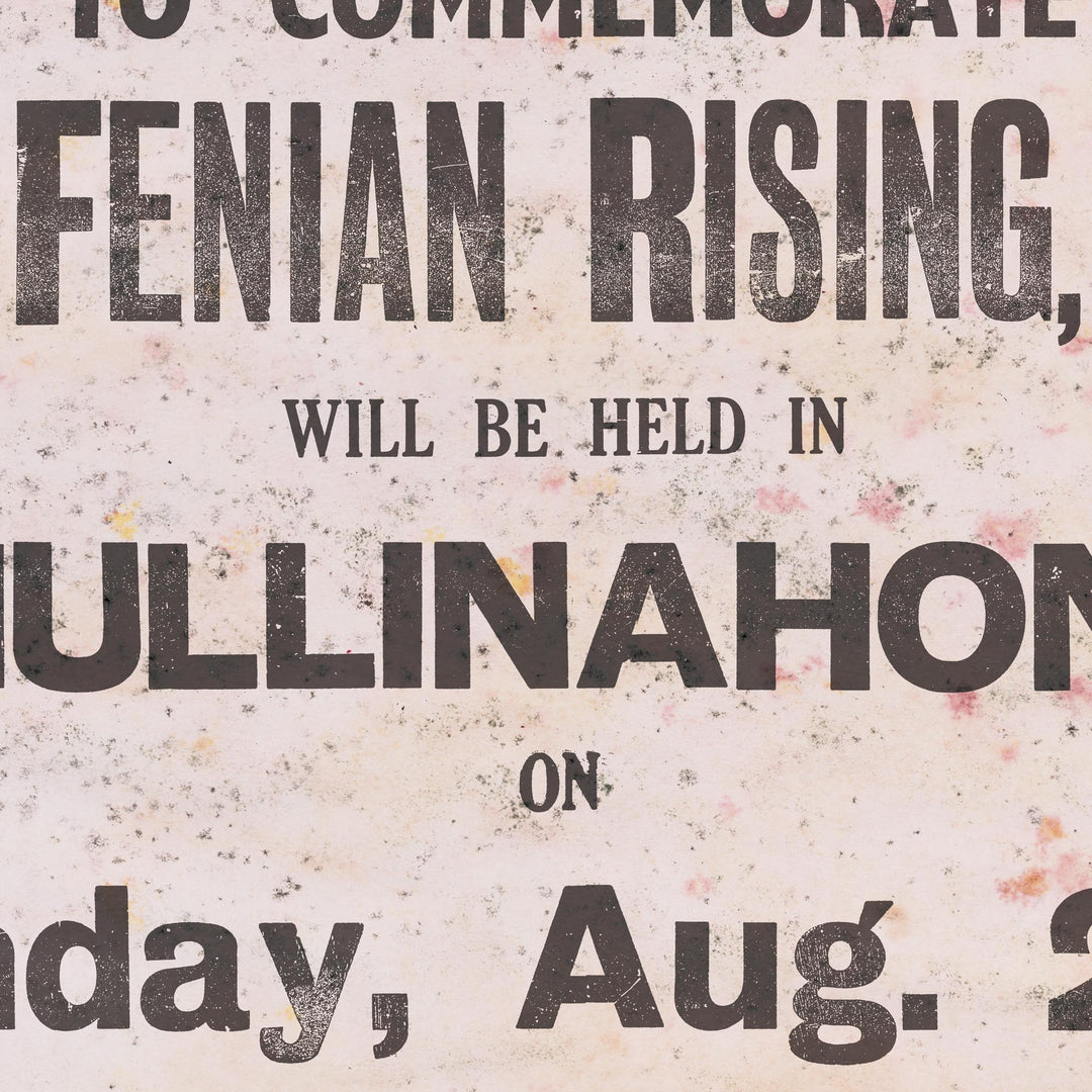 The Fenian Rising of 1867 Retro Poster - 24" x 36"
