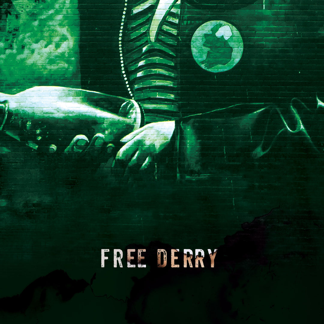 Free Derry - Saor Dhoire Retro Poster - 24" x 36"