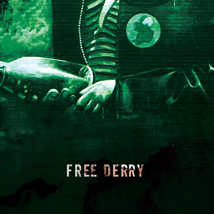 Free Derry - Saor Dhoire Retro Poster - 24" x 36"