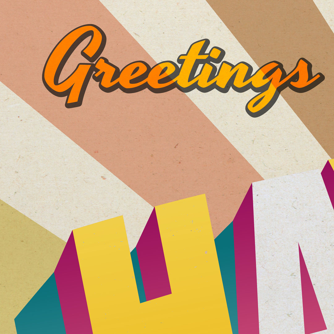 'Greetings from Havana' Retro Poster - 36" x 24"