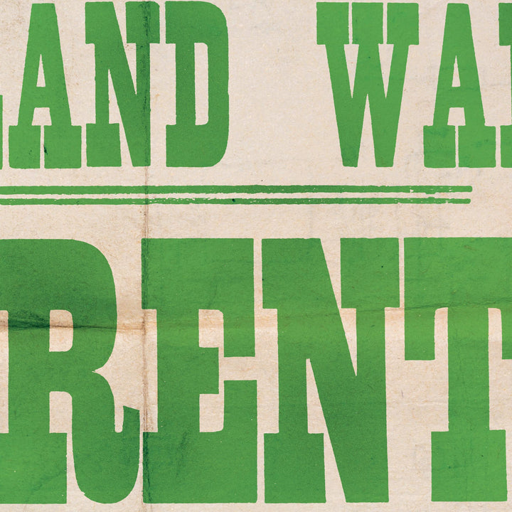 The Irish Land League Retro Poster - 24" x 36"