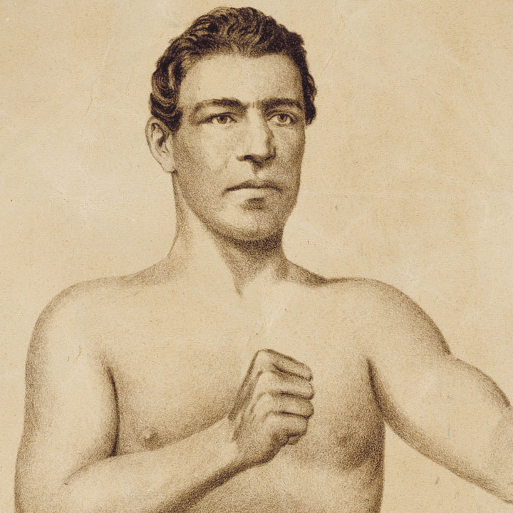 John 'Old Smoke' Morrissey Retro Poster - 24" x 36"