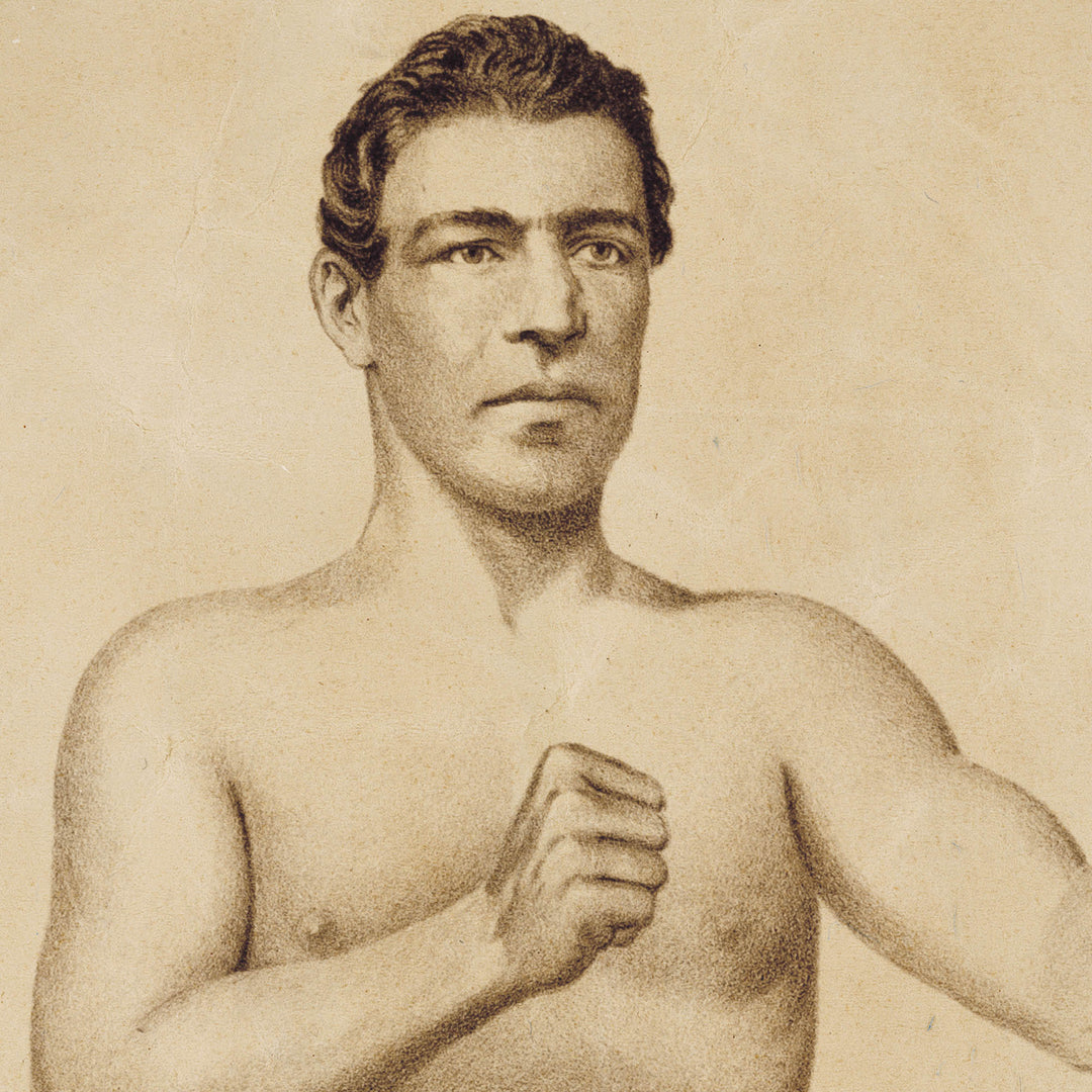 John 'Old Smoke' Morrissey Retro Poster - 24" x 36"