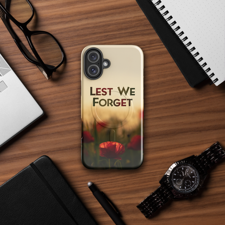 The Lest We Forget MagSafe Tough Case For iPhone