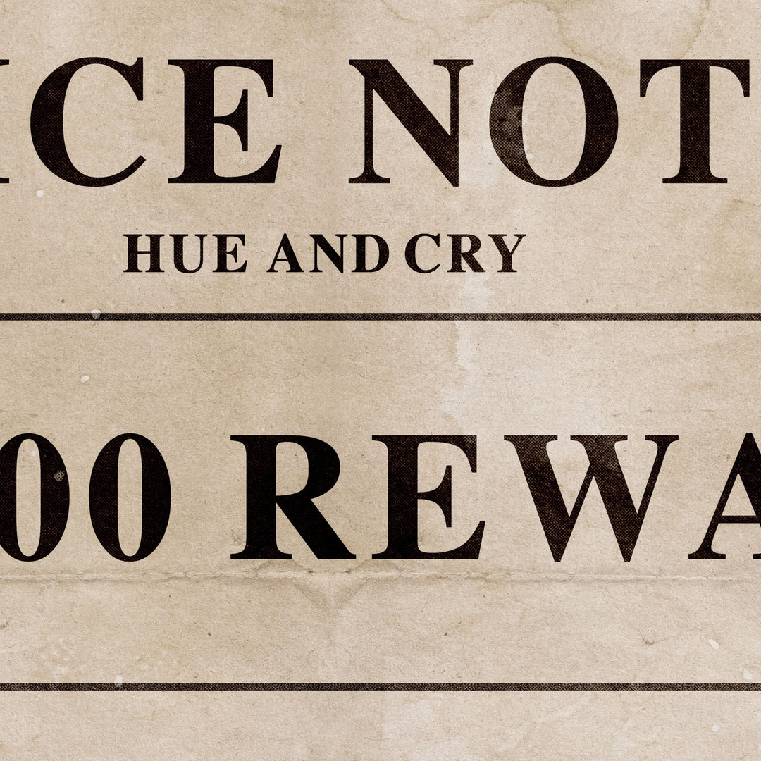 Michael Collins Wanted Man Retro Poster - 24" x 36"