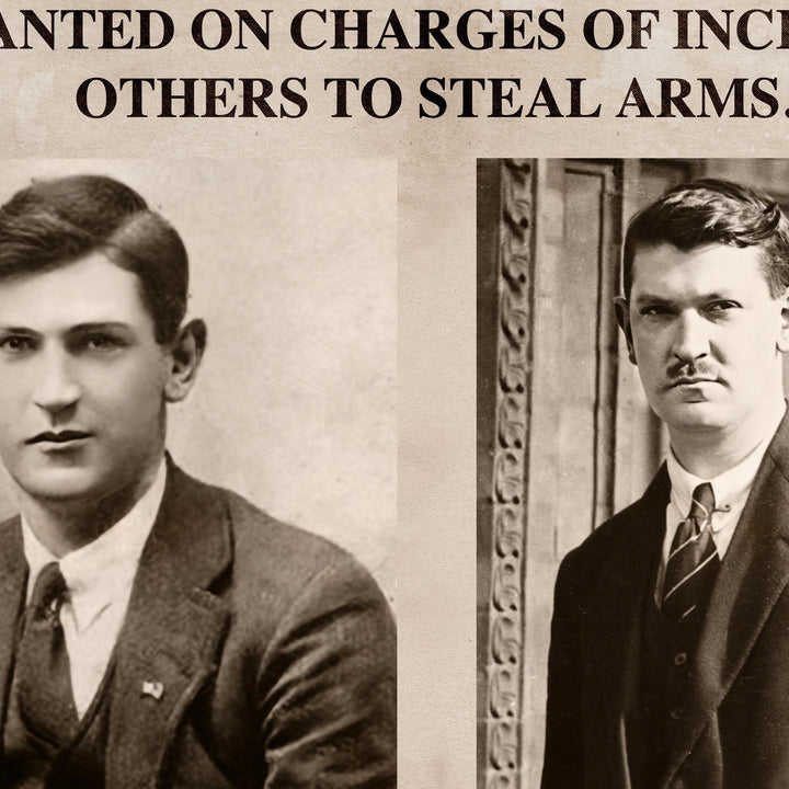 Michael Collins Wanted Man Retro Poster - 24" x 36"