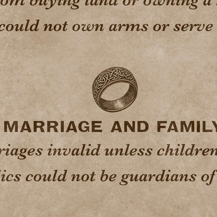 The Penal Laws Of Ireland Retro Poster - 24" x 36"