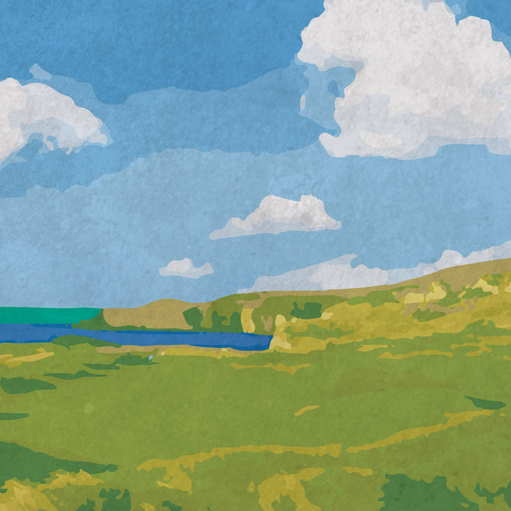 The Portrush Golf  Retro Poster - 24" x 36"