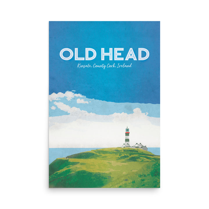 The Old Head Retro Poster - 24" x 36"