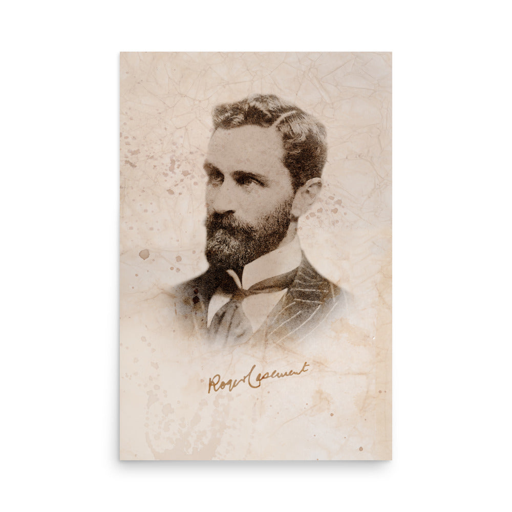 Roger David Casement Retro Poster - 24" x 36"