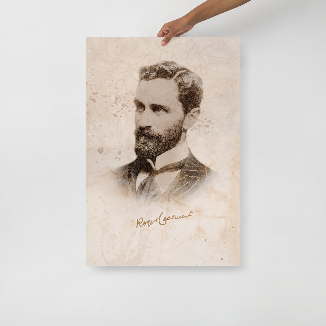 Roger David Casement Retro Poster - 24" x 36"