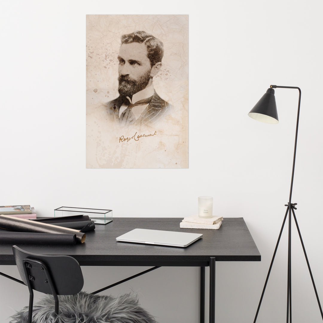 Roger David Casement Retro Poster - 24" x 36"