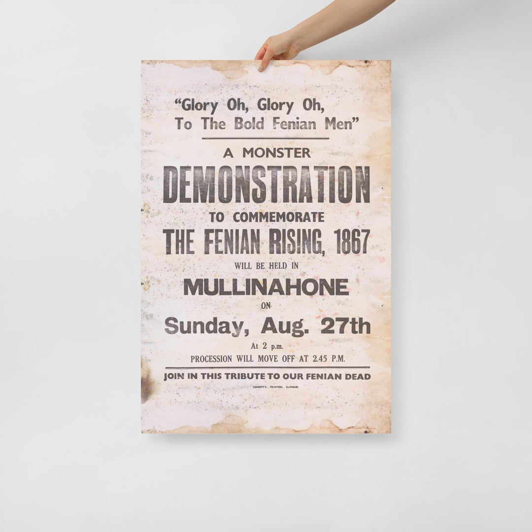 The Fenian Rising of 1867 Retro Poster - 24" x 36"